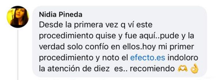Comentario paciente HIFU 8D